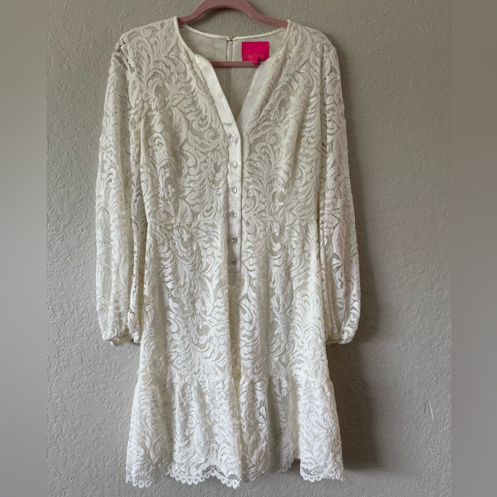 3 for $30! Lilly Pulitzer Ivory Lace Dress